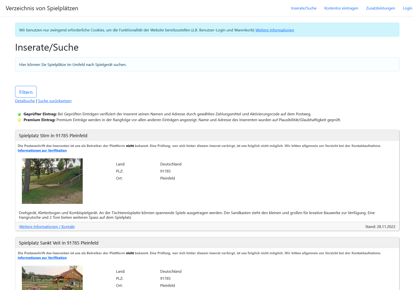 Abo Online-Portal (Ergebnisseite)